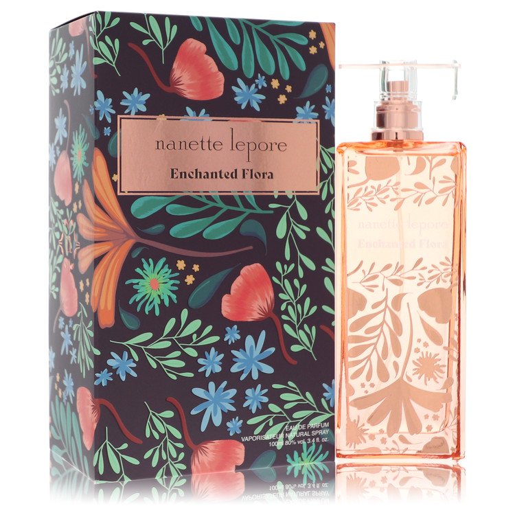 Nanette Lepore Enchanted Flora by Nanette Lepore Eau De Parfum Spray 3.4 oz Nanette Lepore Enchanted Flora by Nanette Lepore Eau De Parfum Spray 3.4 oz